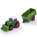 DICKIE Farm Traktor Fendt z Łyżką i Przyczepą 18cm