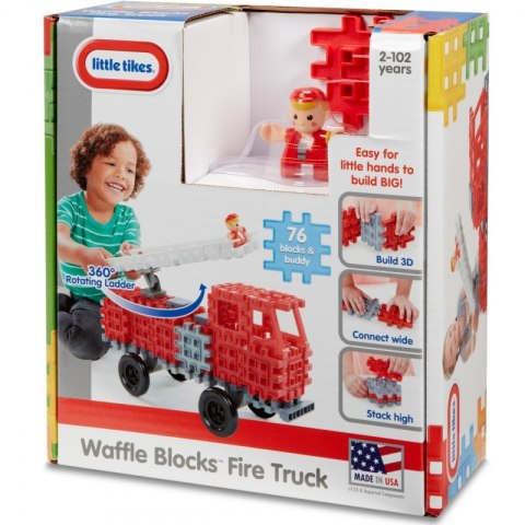 Little Tikes Klocki Wafle Wóz Strażacki