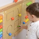 MASTERKIDZ Tablica Przesuwne Kształty Geometryczne Montessori