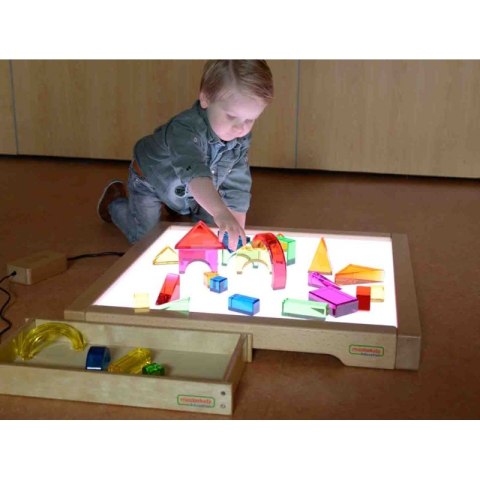 Przezroczyste Kolorowe Klocki Akrylowe Masterkidz Nauka O Kolorach
