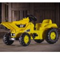 Rolly Toys rollyKid Traktor na pedały Dumper na licencji Caterpillar