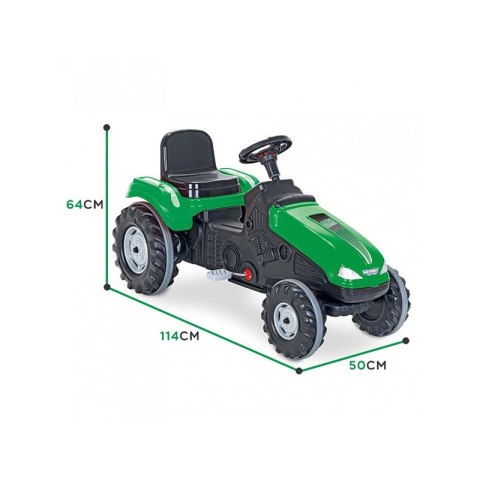 WOOPIE Traktor Na Pedały Farmer MegaTrac XL Zielony