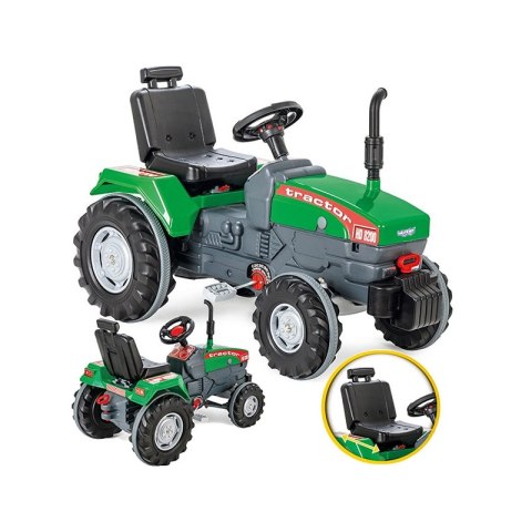 WOOPIE Traktor na Pedały Farmer ClassicTrac z Klaksonem Ciągnik