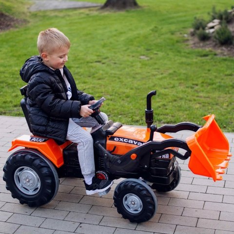 WOOPIE Traktor na Pedały Farmer MaxTrac Classic Ciągnik Spychacz Łycha