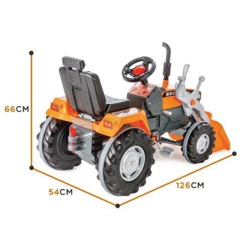 WOOPIE Traktor na Pedały Farmer MaxTrac Classic Ciągnik Spychacz Łycha