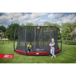 BERG Trampolina Elite InGround 380 cm z Siatką Safety Net Deluxe Czerwona