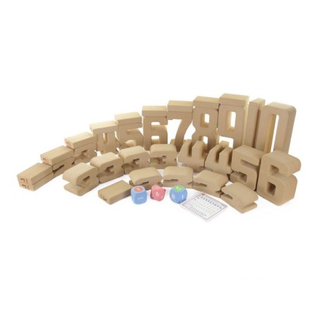 MASTERKIDZ Klocki Nauka Liczenia Zabawka Edukacyjna Montessori