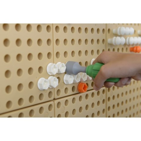 Ręczne Narzędzia 6 Elementów Śrubokręt Klucz - Tablica Naukowo-Edukacyjna Masterkidz STEM