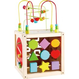 CLASSIC WORLD Edukacyjna Kostka Logiczna Labirynt Przeplatanka Activity Box MONTESSORI