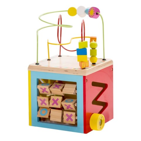 CLASSIC WORLD Wielofunkcyjna Kostka Aktywności 5w1 Labirynt Pętla MONTESSORI