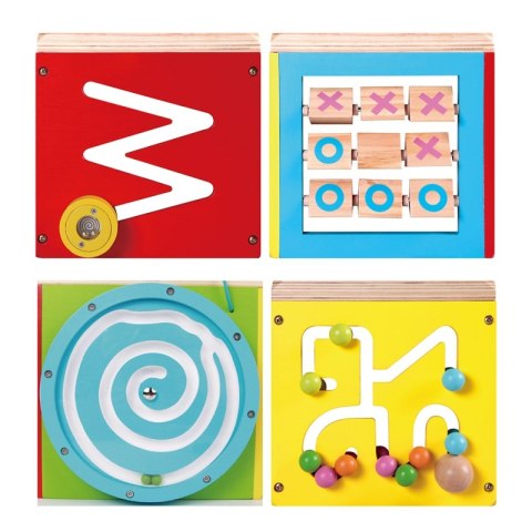 CLASSIC WORLD Wielofunkcyjna Kostka Aktywności 5w1 Labirynt Pętla MONTESSORI