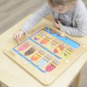 MASTERKIDZ Labirynt Magnetyczny Nauka Liczenia Liczenie 1-10 Montessori