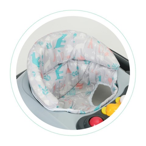 Chodzik dla dzieci jeździk panel multimedialny dźwięki led 