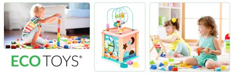 Drewniana kostka edukacyjna, sorter mula 