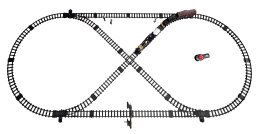 Kolejka elektryczna Retro 247cm R/C zdalnie sterowana