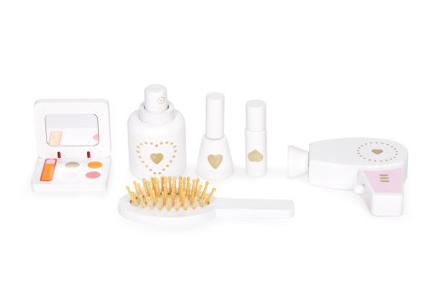 Toaletka dziecięca drewniana duża z lustrem dla dziewczynki 