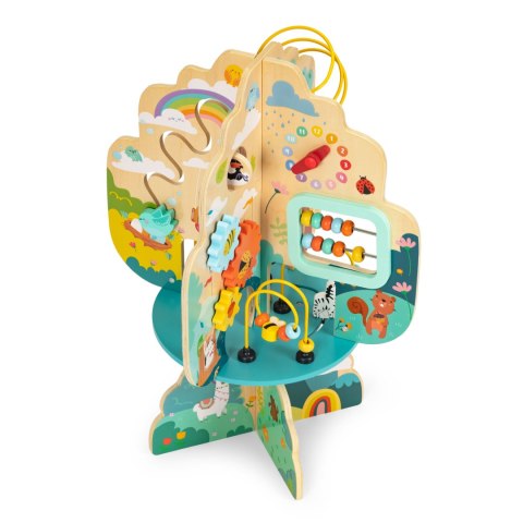 Zabawka edukacyjna dla dzieci drewniane drzewko wpierające rozwój +12m 