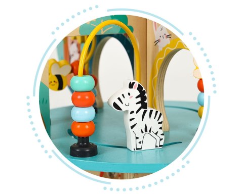 Zabawka edukacyjna dla dzieci drewniane drzewko wpierające rozwój +12m 