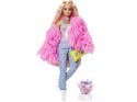 Barbie Extra Modna stylowa Lalka + urocza różowa świnka nr 3 ZA4985