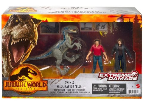 Jurassic World figurki Owen Velociraptor Blue + Rain Delacourt ZA4911 Jurassic World figurki Owen Velociraptor Blue + Rain Delacourt ZA4911