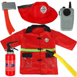 Kostium strój karnawałowy strażak walkie-talkie 3-8 lat
