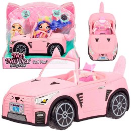 Surprise Pluszowe różowe autko cabrio różowy kotek ZA4921