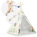 Namiot tipi dla dzieci ze Nukido - beżowe