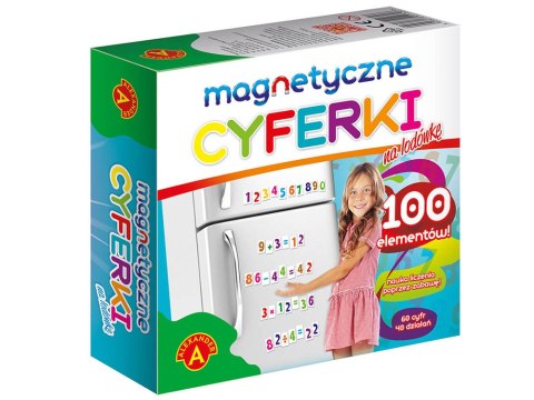 Cyferki magnetyczne na lodówkę 100 elem TA0105 Cyferki magnetyczne na lodówkę 100 elem TA0105