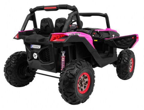 Auto na akumulator  Buggy SuperStar 4x4 - MP4 Różowy