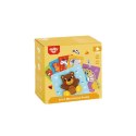 TOOKY TOY Drewniane Klocki Układanka Montessori Puzzle Zestaw 34 El. + 6 Planszy