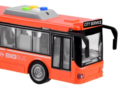 Długi AUTOBUS przegubowy 44cm światło ZA3833