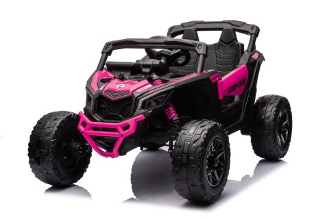 800W 4x4 24v Auto buggy ATV CAN-AM Maverick Różowy