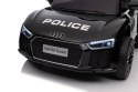 POLICJA POLICYJNY Samochód AUTO na akumulator elektryczny Audi R8