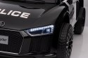 POLICJA POLICYJNY Samochód AUTO na akumulator elektryczny Audi R8