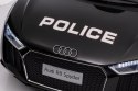 POLICJA POLICYJNY Samochód AUTO na akumulator elektryczny Audi R8