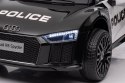 POLICJA POLICYJNY Samochód AUTO na akumulator elektryczny Audi R8