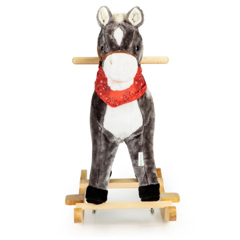 Koń na biegunach ruchomy ogon i pysk dźwięki 