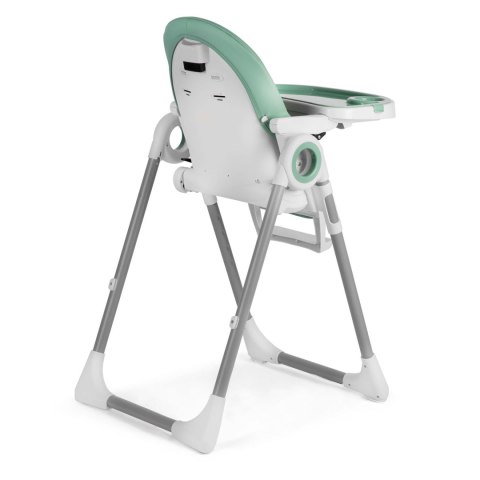 Krzesełko do karmienia ze stolikiem, leżaczek Belo zielone + pałąk z  