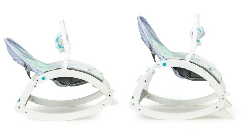 Leżaczek bujaczek 3w1 fotelik + tacka, wibracje - Elephant Ecotoys