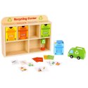 TOOKY TOY Drewniane Centrum Recyklingu Edukacyjny Sorter