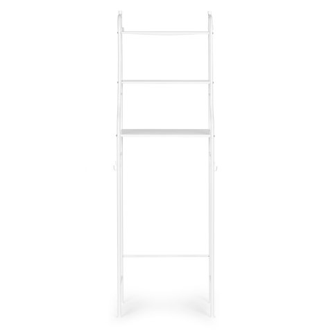 Wysoki regał łazienkowy 3 półki alumniowa konstrukcja