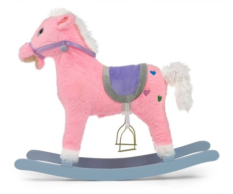 Milly Mally Koń na biegunach bujak Łatek Pink Milly Mally Koń na biegunach bujak Łatek Pink