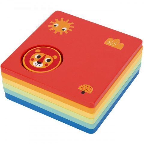 Tooky Toy Edukacyjne Pudełko dla Dzieci z 6w1 od 2 lat