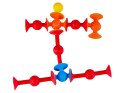 Klocki Konstrukcyjne, Kolorowe Silikonowe Przyssawki, Wesołe Buźki 29 Sztuk
