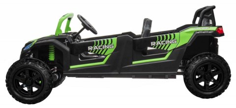 Auto na akumulator 4-osobowy Buggy ATV RACING UTV2000 Z Baterią Li-ion Zielony Auto na akumulator 4-osobowy Buggy ATV RACING UTV2000 Z Baterią Li-ion Zielony