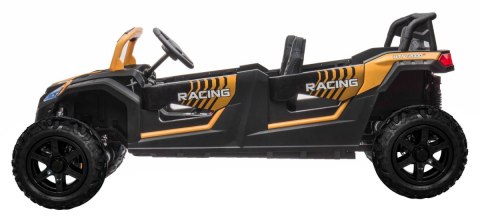 Auto na akumulator 4-osobowy Buggy ATV RACING UTV2000 Z Baterią Li-ion Złoty Auto na akumulator 4-osobowy Buggy ATV RACING UTV2000 Z Baterią Li-ion Złoty