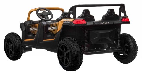 Auto na akumulator 4-osobowy Buggy ATV RACING UTV2000 Z Baterią Li-ion Złoty Auto na akumulator 4-osobowy Buggy ATV RACING UTV2000 Z Baterią Li-ion Złoty