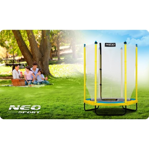 Trampolina ogrodowa dla dzieci 140 cm 4,5ft Neo- 