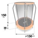 Trampolina ogrodowa dla dzieci 152 cm 5 ft Neo- 