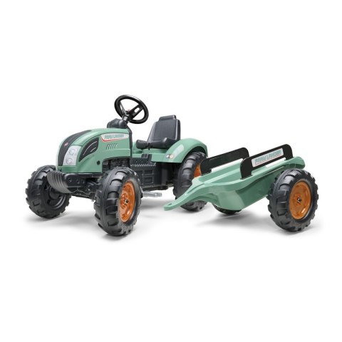 FALK Traktor Lander Zielony na Pedały z Przyczepką od 3 Lat FALK Traktor Lander Zielony na Pedały z Przyczepką od 3 Lat